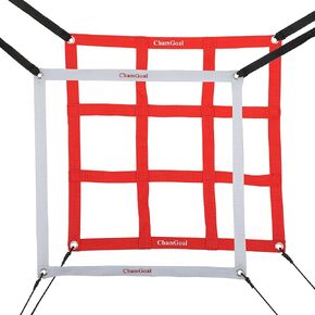 2 Pack Adjustable Strike Zone Target Baseball Softball Pitching Target Practice Accuracy Training Throwing for Hitting Batting Catching