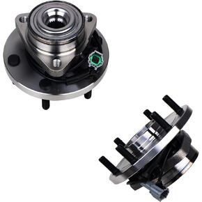 515066 2PCS Front Wheel Bearing Hub Assembly for 2004-2007 Infiniti QX56; 2005-2007 for Nissan Armada, 2004 Pathfinder, 2004 Pathfinder Armada, 2004-2007 Titan, 6 Lug Bolts w/ABS