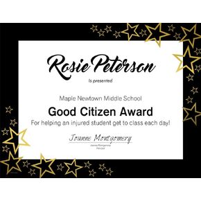 Great Papers!® Star Search Gold Foil Certificates, 8.5" x 11", 15 count (2020001)