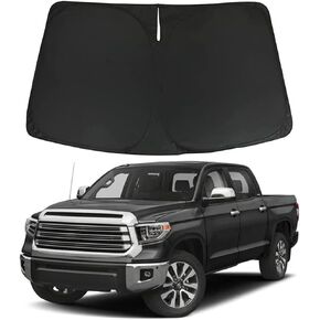 مظلة الشمس للزجاج الأمامي من D-Lumina متوافقة مع 2022 2023 2024 Toyota Tundra (Limited، SR5، Platinum، TRD Pro) - واقي شمسي للنافذة الأمامية قابل للطي