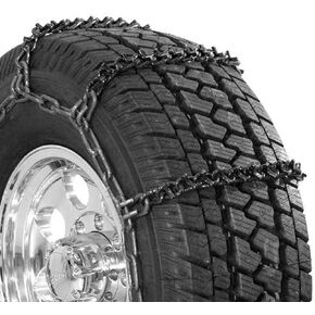 Security Chain Company QG3810 Quik Grip Wide Base V-Bar Type RD Light Truck Tire Traction Chain - Set of 2