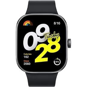 Xiaomi Redmi Watch 4 Smartwatch with 1.97" AMOLED Display with 390 x 450 Pixels and 60Hz, up to 20 Days Battery Life, HyperOS, Heart Rate and Blood Oxygen Measurements