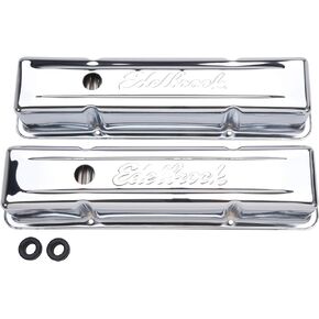 Edelbrock 4649 Signature Series Chrome Valve Cover