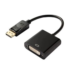 DisplayPort to DVI Adapter, Gold-Plated DP Display Port to DVI-D Cable Converter 1080P Male to Female Compatible with PC, Laptop, Desktop, Computer, Monitor, HDTV, Projector