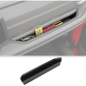 JWWY لسيارة Jeep JL JT Grab Tray صندوق تخزين الركاب، منظم مساعد الطيار، صندوق مقبض مساعد، مقصورة مقبض لـ 2024+Jeep Wrangler JL JLU 2/4 باب Gladiator JT ملحقات داخلية باللون الأسود