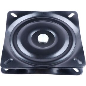 Marine Boat Seat Swivel Black 360-Degree Flat Boat Seat Mount Bracket