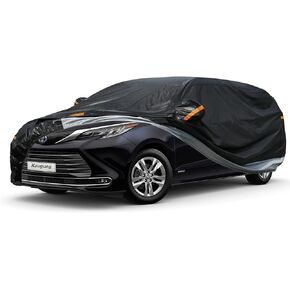Car Cover Waterproof All Weather for Sedan Cabriolet,Car Covers for Automobiles Outdoor with Mirror Pocket, Universal Fit Tesla Model 3,Nissan Altima/Maxima,Audi A4/A5 ect.