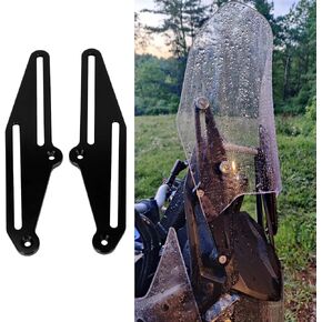 Windshield Bracket, PSLER Motorcycle Windscreen Support Holder Kits for Tenere 700 XT700Z XTZ 700 T7 T700 T 700 2019-2022, Black, 100mm, 4 Inches Height Adjustment