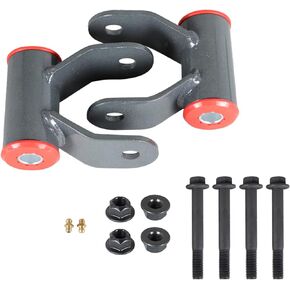WFLNHB 2" Rear Drop Shackles Lowering Kit 2Pc Replacement for 2002-2008 Ram 1500
