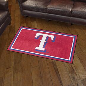 FANMATS 29123: Texas Rangers 3ft. x 5ft. Plush Area Rug