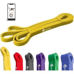 INTENT SPORTS Pull Up Assist Bands – Assistance and Resistance Bands for Pull-Up, Fitness, Body Stretching, Mobility Work, Weightlifting, Heavy Duty - Single/Set – Exercise Videos - eBook!