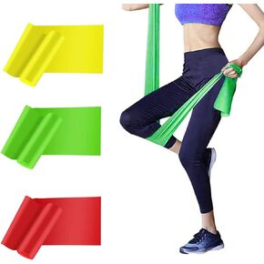 HAIBEI Resistance Bands Elastic Exercise Bands 3 Pack Physical Therapy Tension Band Recovery Band Workout Strength Training Bands for Women, Yoga, Arms,Upper Body and Shoulders