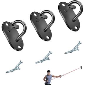 Wall Mount Workout Anchors, Resistance Bands Wall Anchors, Home Gym Exercise Anchors, Wall Mount Anchors for Resistance Bands, Strength Training, Physical Therap