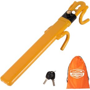 قفل عجلة القيادة، جهاز مضاد للسرقة شديد التحمل، مشبك بطول قابل للتعديل، أقفال خطافية مزدوجة لمعظم السيارات والشاحنات وسيارات الدفع الرباعي in Kuwait