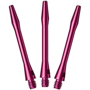 3 Sets (9 shafts) Pink Aluminum Dart Shafts + O'rings, Inbetween (1 3/4in) in Saudi Arabia