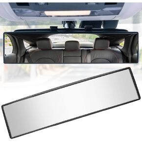 AUTOXBERT 12Inch Anti-glare Rear View Mirror Universal Wide Angle Interior Rear View Mirror Eliminate Blind Spots for Most Cars Truck Vehicles 300mm