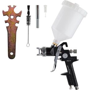 Cartman HVLP Gravity Feed Air Spray Gun H827P, 20.2 oz Capacity, Optimal Working Pressure 2-3.5bar, Nozzle Size:1.4mm
