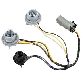 JL3Z-13412-A Tail Light Lamp Wiring Harness Socket Holder and Wire Compatible with Ford Pickup F150 F-150 2018 2019 2020 Without Bulb
