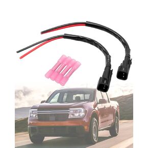 12V Power Connector Flex Bed Plugs Fit for Ford Maverick 2022 2023 Trucks Flex Bed Plugs and Harness, 2 Sets