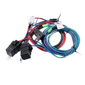 X AUTOHAUX Marine Trim Tilt Unit Jack Plate Board Wire Harness for 7014G PT-130 PT-35 PL-65 with Relay Reset Circuit Breaker Wiring Assembly W/O Switch