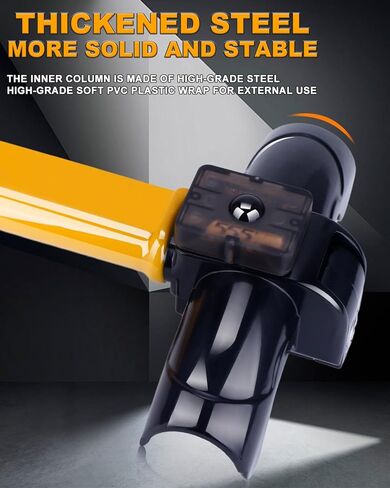 قفل عجلة القيادة، جهاز مضاد للسرقة عالي التحمل مع ضوء وامض تحذيري عالي السطوع، قفل أمان عالمي للسيارة لشاحنة سيارات الدفع الرباعي in Kuwait