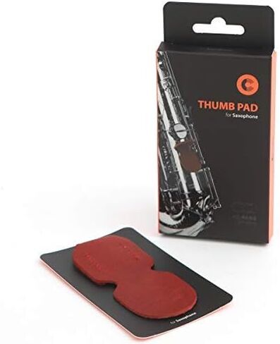 وسادة مسند إبهام ساكسفون من CIELmusic، وسادة إبهام ساكسفون، واقي إبهام الساكسفون، ساكسفون ألتو/تينور، جلد ناعم متين، مصنوع يدويًا، أحمر in Kuwait
