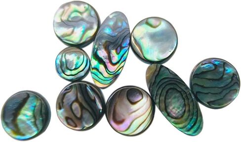 9 Pcs Saxophone Key Button Inlays Abalone Shell Key Buttons Musical Instrument Accessory Parts in Saudi Arabia