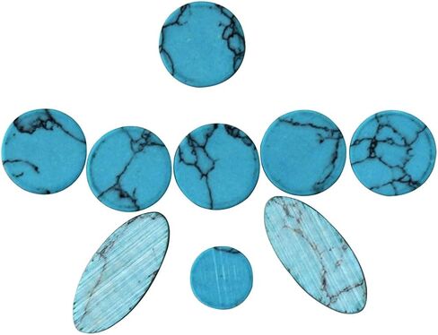 9 Pcs Saxophone Key Button Inlays Abalone Shell Key Buttons Musical Instrument Accessory Parts in Saudi Arabia