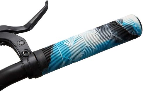 مقابض سكوتر Marque MTB BMX - مقابض دراجة المقود للقضبان المسطحة المستقيمة مثل BMX، MTB، سكوتر؛ قبضة مطاطية غير قابلة للانزلاق لتتناسب مع أي دراجة أو سكوتر in Saudi Arabia