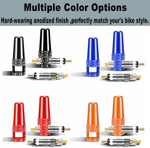 20 قطعة من قلوب صمام بريستا، 10 قطع من غطاء صمام بريستا مع وظيفة إزالة صمام القلب، أغطية إطارات الدراجة، أغطية الغبار، مجموعة أدوات إزالة صمام بريستا الأساسية in Kuwait