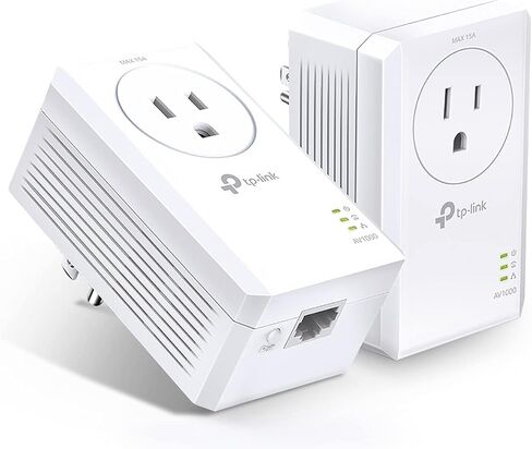 موسع واي فاي TP-Link Powerline (TL-WPA7617KIT) - محول AV1000 Powerline Ethernet مع شبكة Wi-Fi ثنائية النطاق AC1200، منفذ جيجابت، عبور، OneMesh، إيثرنت عبر الطاقة، التوصيل والتشغيل (متجدد) in Kuwait