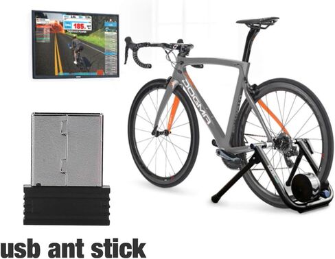 محول USB ANT+ Stick Dongle مستقبل لاسلكي لـ Zwift، TheSufferfest، TrainerRoad، Rouvy لترقية مدرب الدراجة (مع كابل تمديد 3 أمتار) in Saudi Arabia
