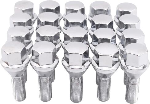 12x1.25 Wheel Stud Lug Bolts, 2.45 Inch 28mm Shank 19mm Hex Conical Seat Replacement for 2018-2022 Compass, 2014-2022 Cherokee, 2014-2020 Renegade, Set of 20 in Saudi Arabia