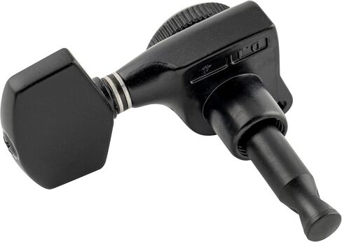 Musiclily Pro 3L3R 18:1 نسبة جيتار قفل موالفات رؤوس الآلة قفل جيتار ضبط أوتاد مفاتيح لLP SG نمط جيتار كهربائي أو صوتي، أسود مع زر سداسي كبير in Saudi Arabia