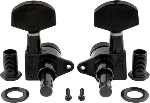 Musiclily Pro 3L3R Guitar Locking Tuners Tuning Pegs Keys Machine Heads Set for Epiphone Les Paul Style Electric Guitar or Acoustic Guitar, Black in Saudi Arabia