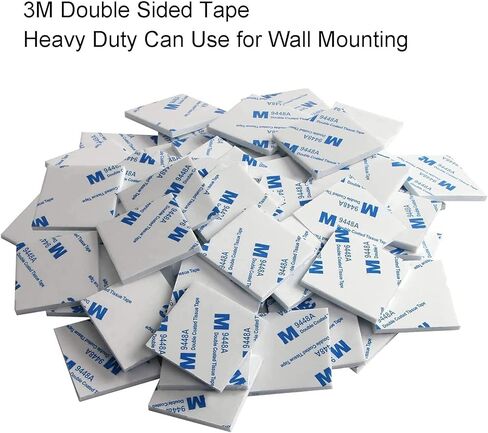 500 Pieces 3m Square Double Sided Foam Tape Strong Pads,27 x 27 Sticky pad Mounting Adhesive Tape Idea for Photo Album Walls, Hooks, Small Mirrors, Office Decor, White in Kuwait