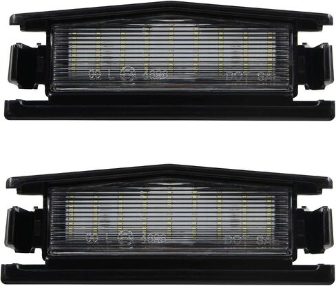 NSLUMO LED License Plate Light Assembly for 2016-2021 Mazda Miata Mx-5 ND Roadster, OEM Fit Replacement White 18-SMD Number Plate Led Tag Light in Saudi Arabia