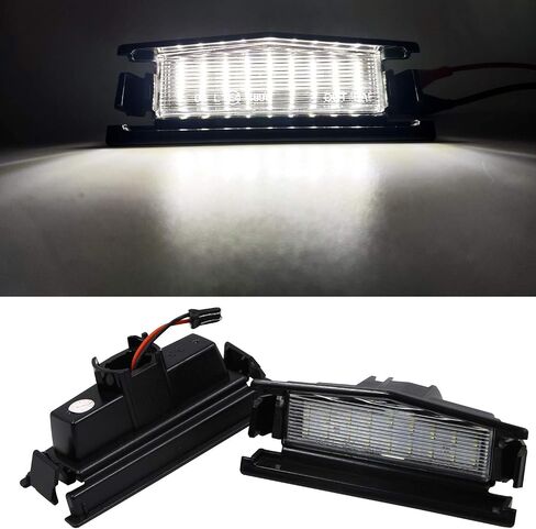NSLUMO LED License Plate Light Assembly for 2016-2021 Mazda Miata Mx-5 ND Roadster, OEM Fit Replacement White 18-SMD Number Plate Led Tag Light in Saudi Arabia
