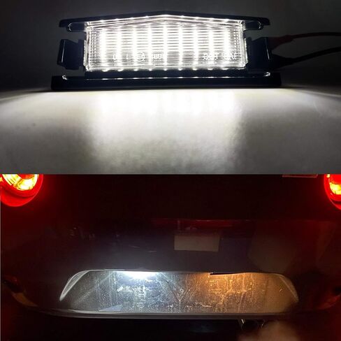 NSLUMO LED License Plate Light Assembly for 2016-2021 Mazda Miata Mx-5 ND Roadster, OEM Fit Replacement White 18-SMD Number Plate Led Tag Light in Saudi Arabia