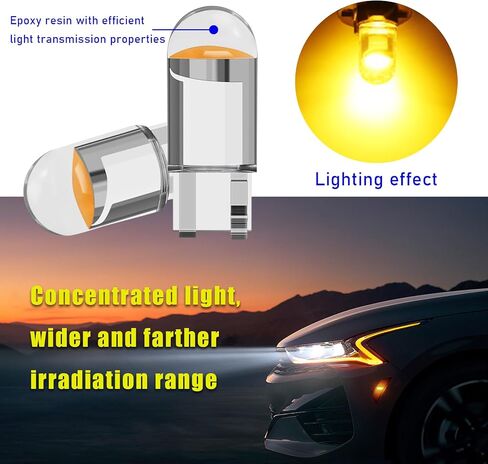 30 قطعة 6000K مصابيح إضاءة LED للسيارة، 12 فولت مصابيح داخلية فائقة السطوع وخالية من الأخطاء لقببة السيارة لوحة ترخيص خريطة الباب ضوء مجاملة، T10 COB LED لمبة أضواء الكابينة الداخلية للسيارة (أبيض) in Kuwait