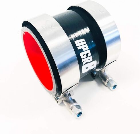 Universal 4-Ply High Performance 2.5" Straight Coupler Silicone Hose 63mm + T-Bolt Clamp (2.5" Black) in Saudi Arabia