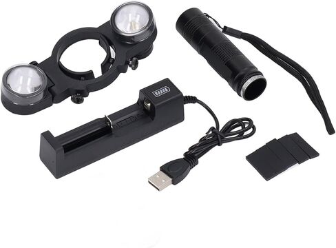 مسدس رش مزود بمصباح LED، مرفق ضوء مسدس رش طلاء بسطوع عالمي قابل للتعديل للسيارات والمنزل in Kuwait