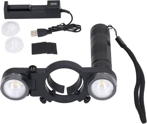 مسدس رش مزود بمصباح LED، مرفق ضوء مسدس رش طلاء بسطوع عالمي قابل للتعديل للسيارات والمنزل in Kuwait