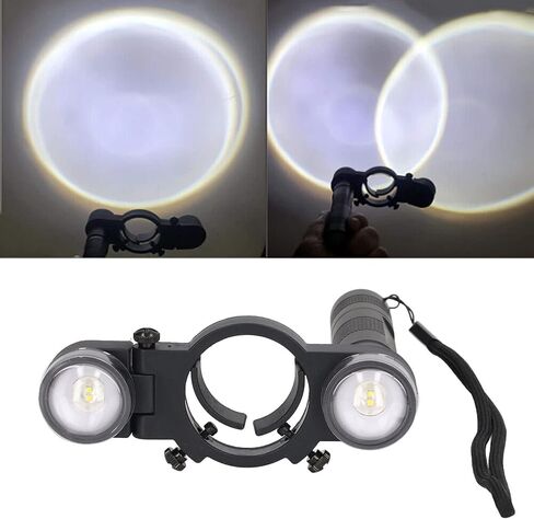 مسدس رش مزود بمصباح LED، مرفق ضوء مسدس رش طلاء بسطوع عالمي قابل للتعديل للسيارات والمنزل in Kuwait