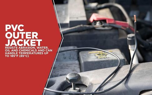 16-1-14 سلك نحاسي للسيارات مقاس 16 بطول 24 قدمًا، أصفر in Kuwait