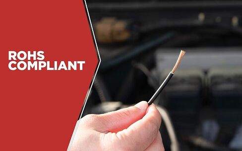 16-1-14 سلك نحاسي للسيارات مقاس 16 بطول 24 قدمًا، أصفر in Kuwait