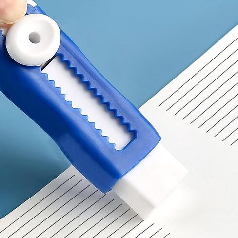 8pcs Sliding Retractable Pencil Eraser with Plastic Sleeve Cute Erasers Push Pull Aesthetic Erasers Soft Rubber Eraser Block Erasers for Kids School Office Supplies Writing Drawing Stationery in Saudi Arabia