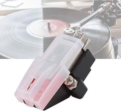 قلم الفونوغراف Q1، إبرة قلم مزدوجة ذات مغناطيس متحرك من الماس الأحمر، قلم فونوغراف بديل وإبرة القرص الدوار لمشغل التسجيل in Kuwait