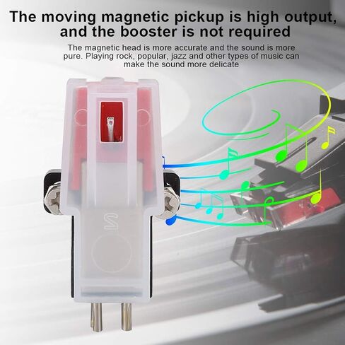 قلم الفونوغراف Q1، إبرة قلم مزدوجة ذات مغناطيس متحرك من الماس الأحمر، قلم فونوغراف بديل وإبرة القرص الدوار لمشغل التسجيل in Kuwait