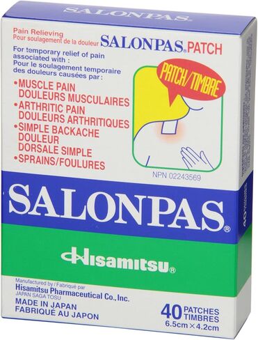 رقعة تخفيف الألم من Salonpas - 40 قطعة in Kuwait